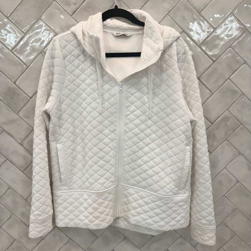 DSG White Quilted Utility Jacket